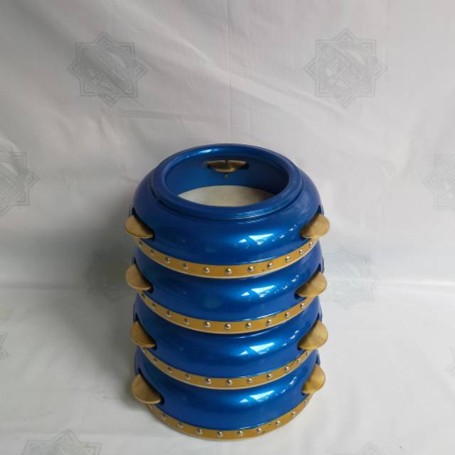 Hadroh Banjari Sepaket Isi 4 Item Polos Mengkilap Khas Jepara