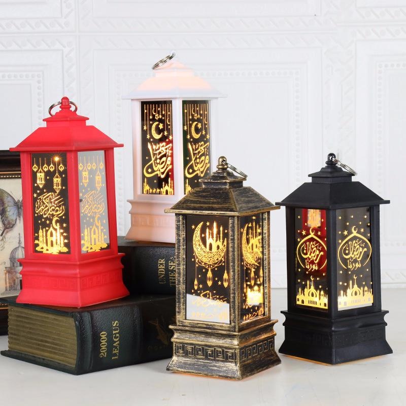 Lampu Lentera Angin Desain Ramadhan EID Mubarak Muslim Untuk Dekorasi Pesta