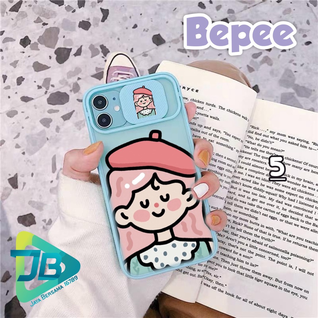 SOFTCASE SLIDE KAMERA BEPEE OPPO VIVO SAMSUNG XIAOMI REALME IPHONE ALL TYPE JB4858