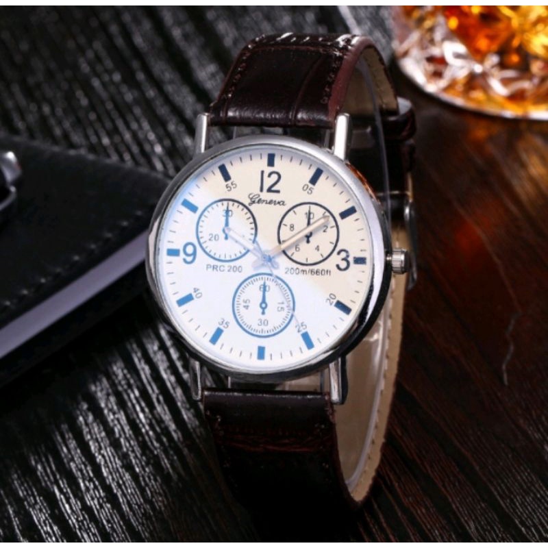 Jam Tangan Pria GENEVA 3 TITIK (011PU)