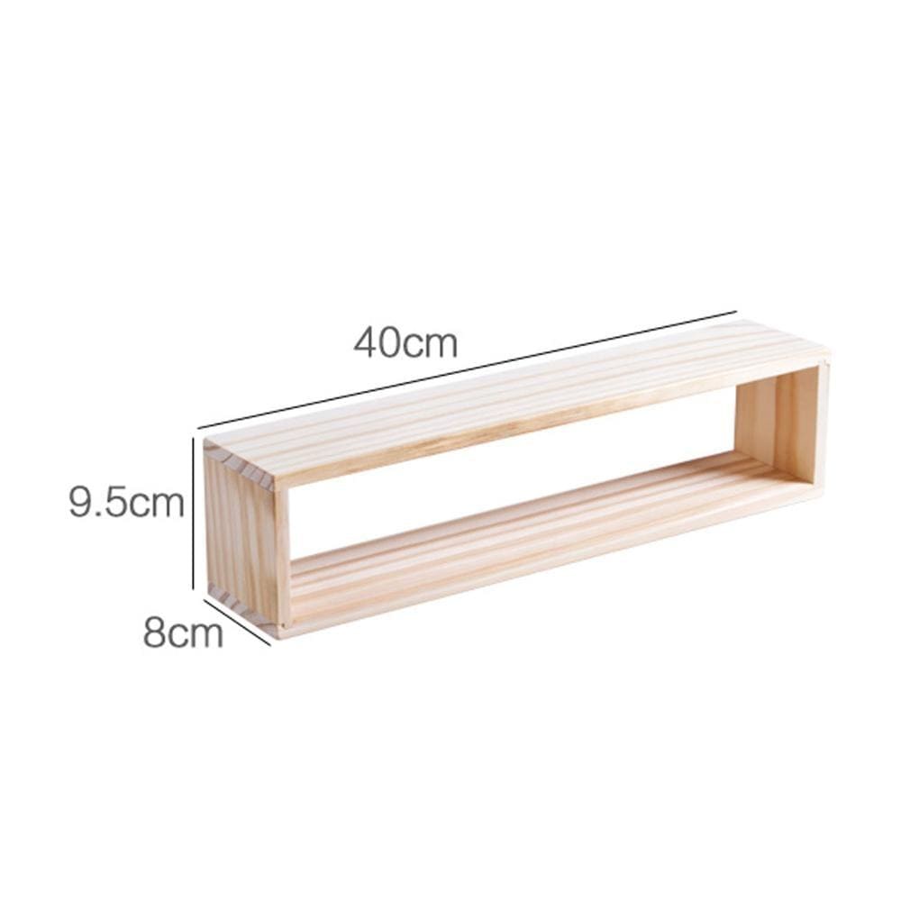 Table Display Wood Shelf Desktop Storage | Rak Organizer Susun serbaguna