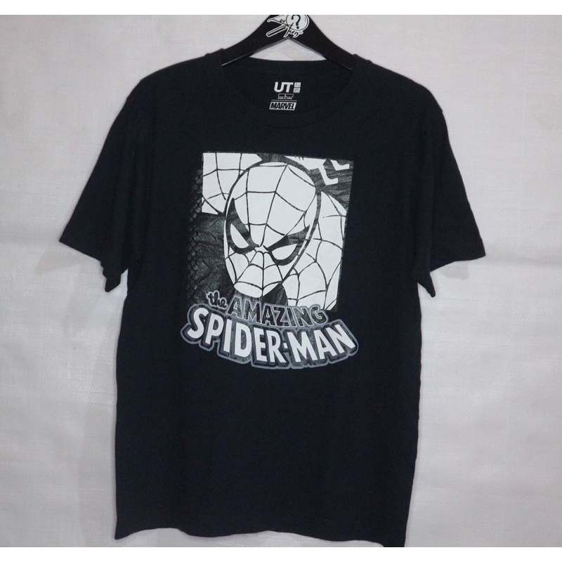 KAOS UNIQLO SECOND SPIDERMAN MURAH