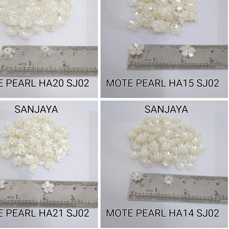MOTE PEARL / MOTE BUNGA / MANIK BUNGA / MANIK PEARL KELOPAK BUNGA / MANIK BENTUK BENTUK BUNGA / MOTE