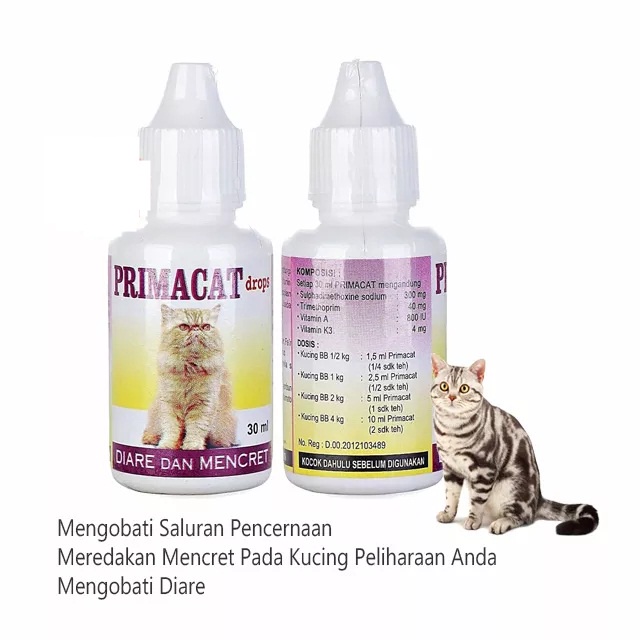 PRIMACAT Obat Diare Mencret Kucing