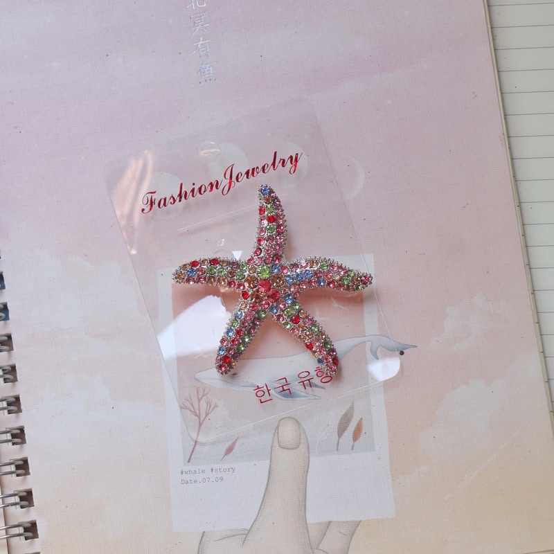 Bros Bintang Laut Bros Kode SKW 7 Bros Kebaya Bros Jilbab Bros Dada Bros Kutubaru Bros Hijab Brooch-Silver-warwar