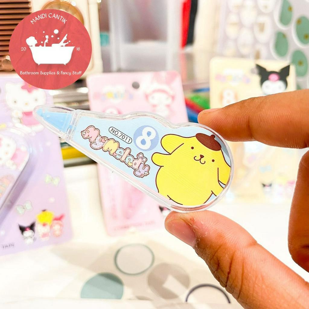 

CORRECTION TAPE SANRIO TIPE X KERTAS TERMURAH ALAT TULIS KANTOR COD TERJANGKAU KADO UNIK LUCU IMUT SOUVERNIR