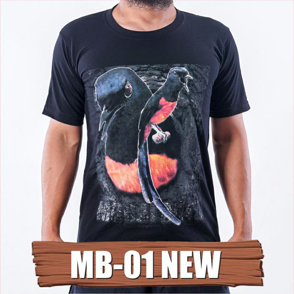 MB01, Kaos Burung Murai Batu, Baju Burung, Kaos Gambar Burung, Kaos Murai Batu, Baju Murai Batu
