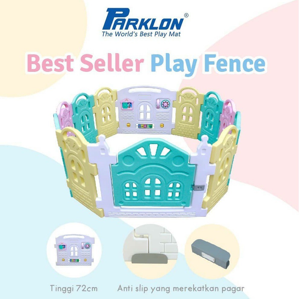 Parklon Fence Magic Castle 10+2 Pagar Bayi Premium Play yard playpen