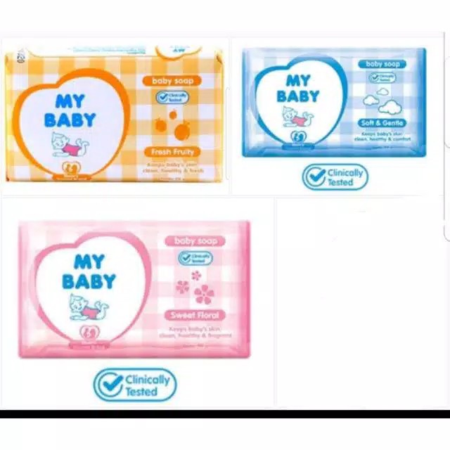 My baby Soap Soft &amp; Gentle Sabun Batang Bayi 60 Gram