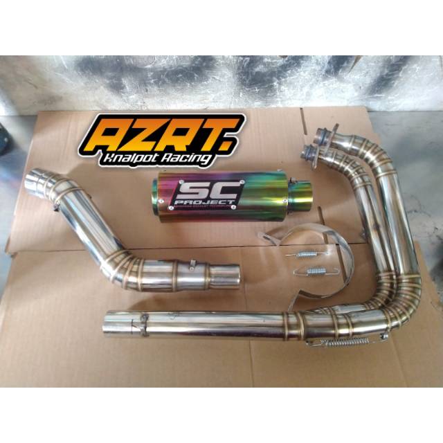Knalpot SC Project Pelangi - PNP R25 MT25 Ninja250fi Ninja250