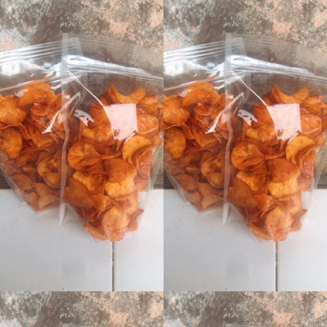 

Keripik singkong HOME MADE rasa cabe merah 200 gr