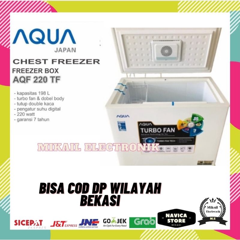 AQUA CHEST FREEZER FREEZER BOX AQF 220 TF 200 LITER