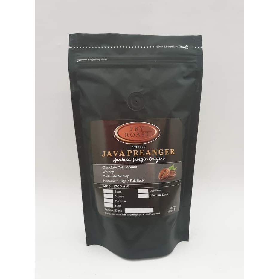 

KOPI ARABIKA JAVA PREANGER (BIJI/BUBUK) 250 GRAM