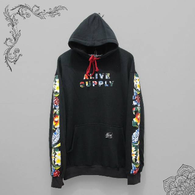JAKET HOODIE ALIVE SUPPLY - HOODIE ALIVE SUPPLY - SWEATER ALIVE SUPPLY