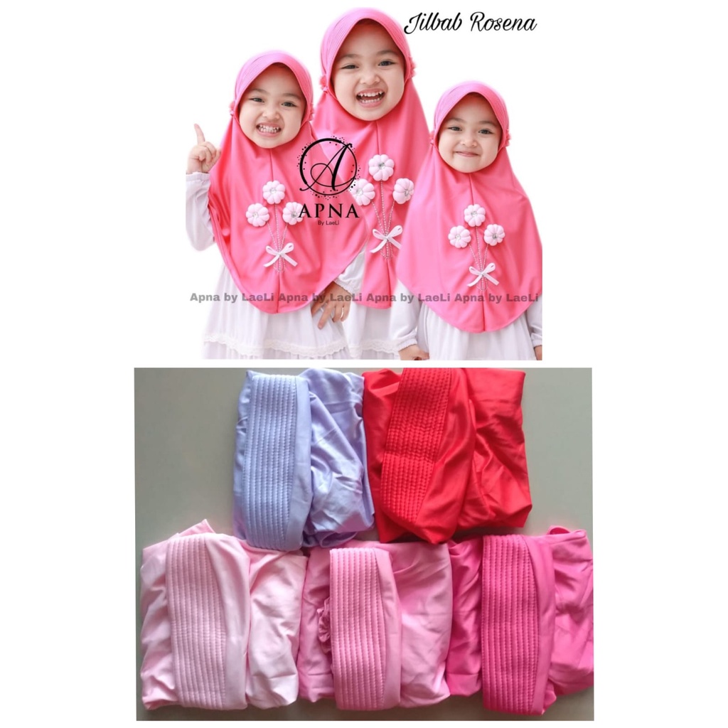 [ZBK]Jilbab Anak - Apna Rosena