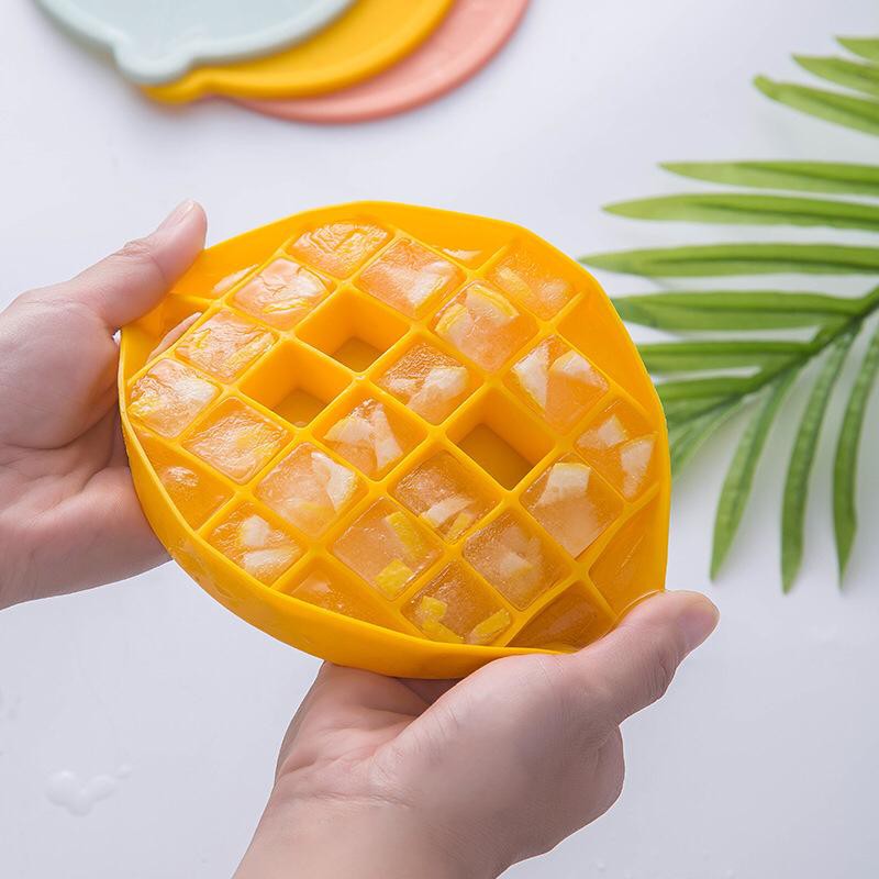 UNNISO - Frozen Ice Mold/Cetakan Es Batu Silicone/Cetakan Es Batu Bentuk Lemon