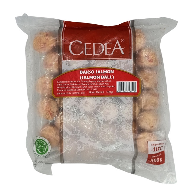 

Cedea Bakso Salmon 500gr Baso Salmon Ball