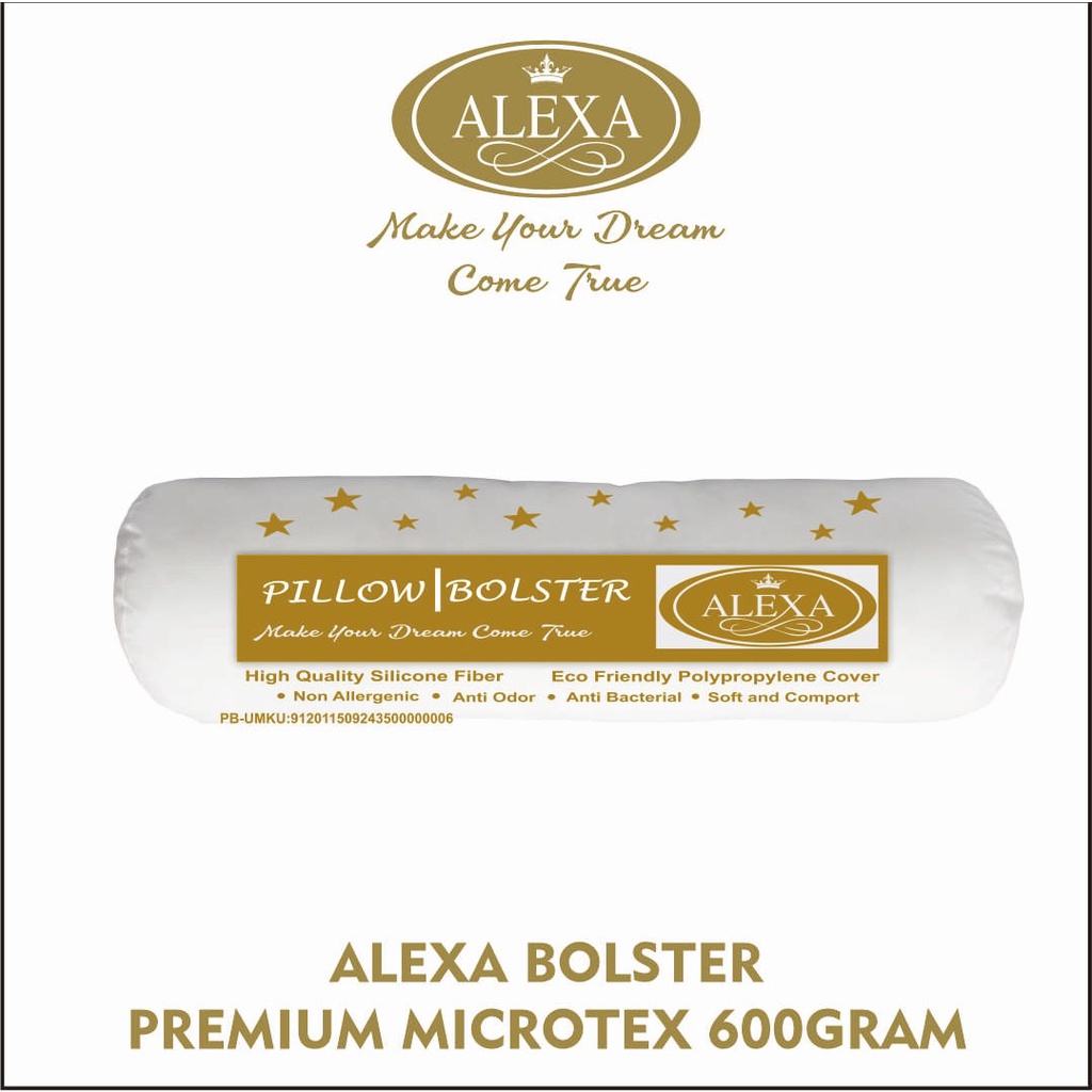 ALEXA Bantal Guling Hotel Microtex  600 GRAM