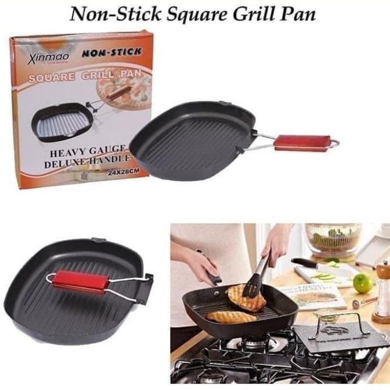 pemanggang square grill pan 28cm