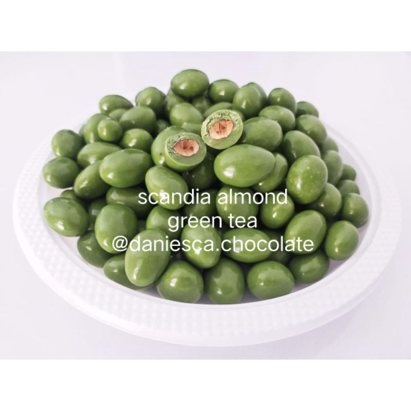 

.500gr coklat Scandia almond green tea ( ds bgr )
