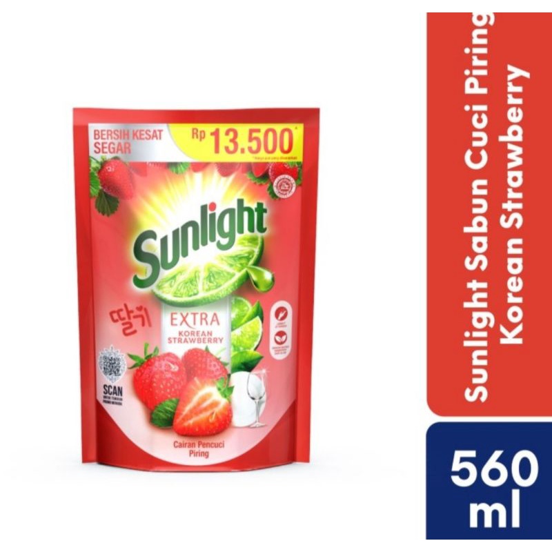 SUNLIGHT Korean Stroberi 560 ml Refill Sunlight