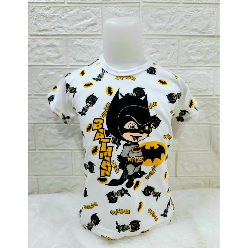 BAJU ANAK LAKI-LAKI/ KAOS ANAK LAKI-LAKI/ ATASAN ANAK LAKI-LAKI ANIMASI MARVEL UMUR 1-12 TAHUN