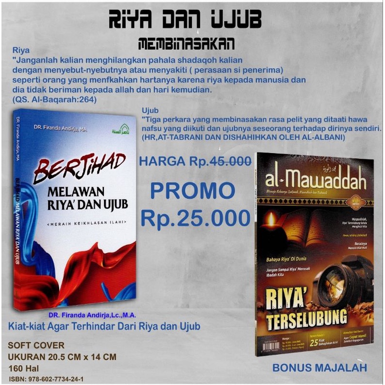 buku ustadz firanda bonus majalah