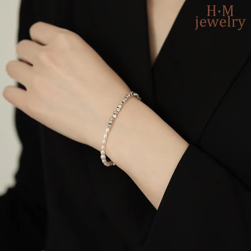 Gelang Mutiara Bahan S925 Silver