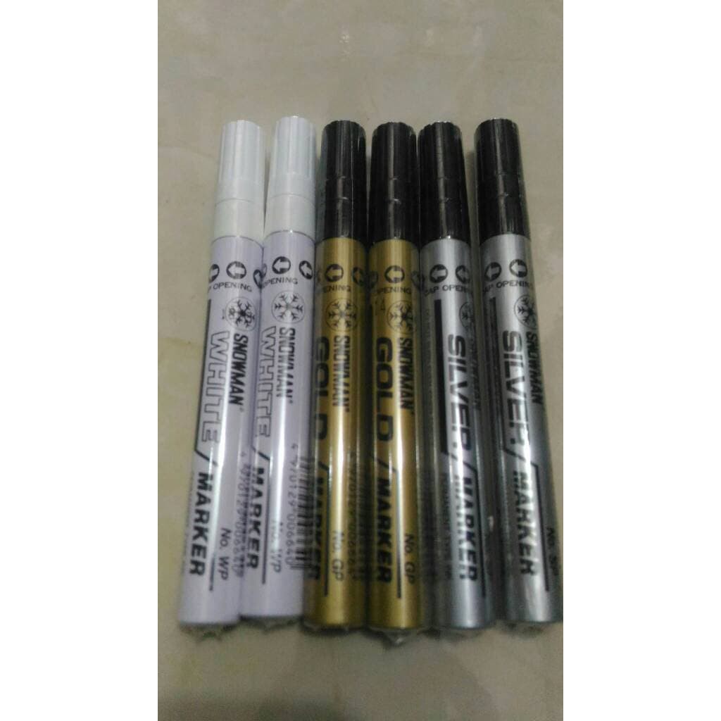 

Promo Snowman Spidol Permanent Paint Marker Diskon