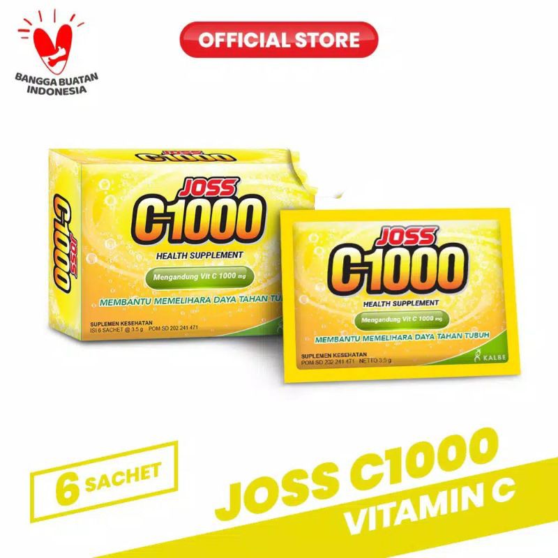 joss c 1000 isi 6 sachet