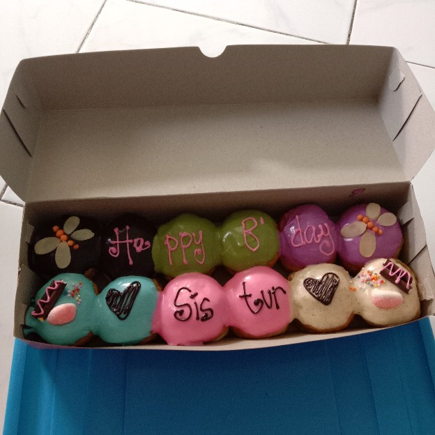 Box Donat / Dus Donat Full Colour Isi 3 - Lock Paper