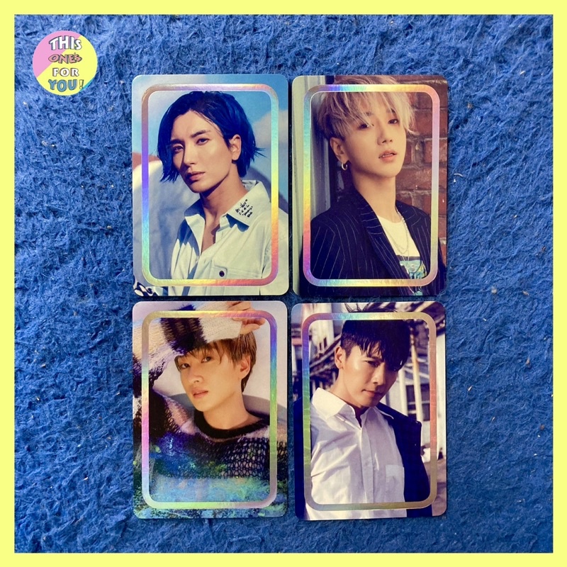 [READY] DONGHAE EUNHYUK YESUNG LEETEUK SUPER JUNIOR HOLOGRAM HOLO PHOTOCARD PC TIME_SLIP KBANG MAGZ