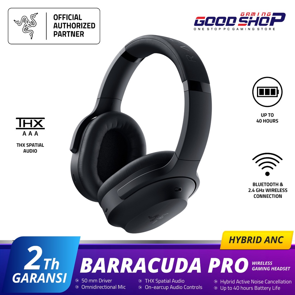 Razer Barracuda Pro Wireless Hybrid ANC - Gaming Headset