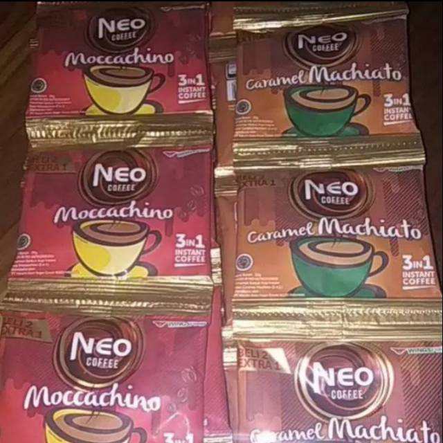 

Neo coffee moccachino dan caramel machiato