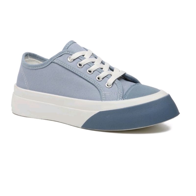 Pre-loved PVN Taeyong Sepatu Sneakers wanita Sport Shoes Biru