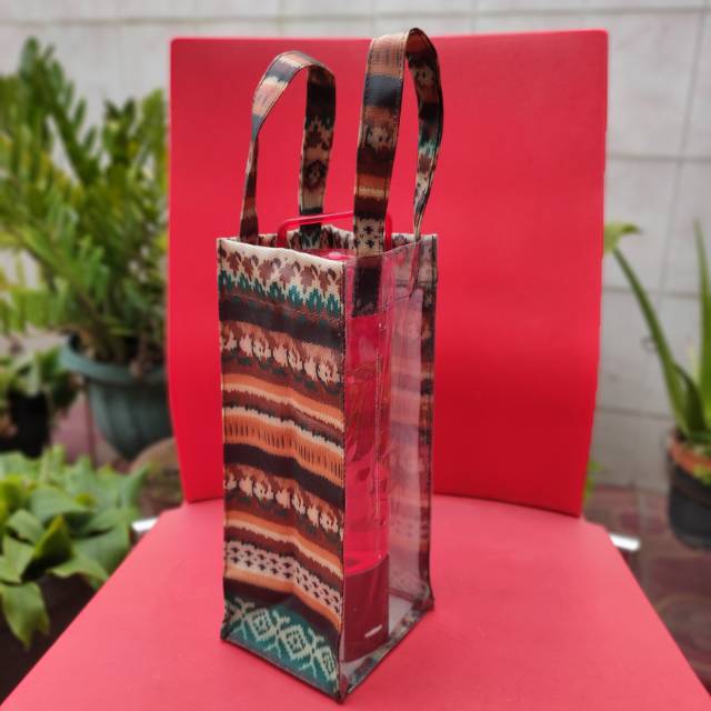 Tas botol Hydrogen Fontaine Tas tumbler Tas serbaguna motif kekinian Tribal