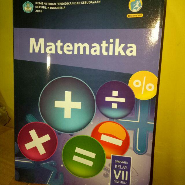 Harga satuan buku siswa dikbud k13 smp kelas 7 smtr 1 dan 2 edisi revisi terbaru-Matematika smtr 2