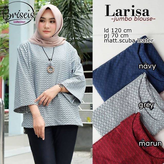 Larisa Jumbo Blouse Scuba