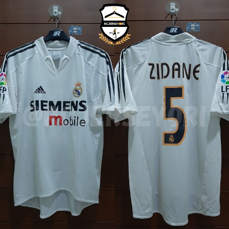 [USED] Jersey Original Real Madrid Home 04/05 - Zinedine Zidane *S* (367842)