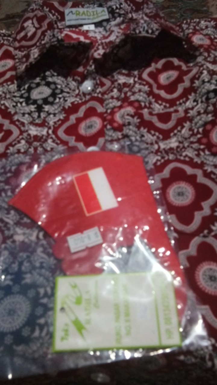 Seragam Sekolah Baju Batik Sd Tunas Harapan Kain Tissu