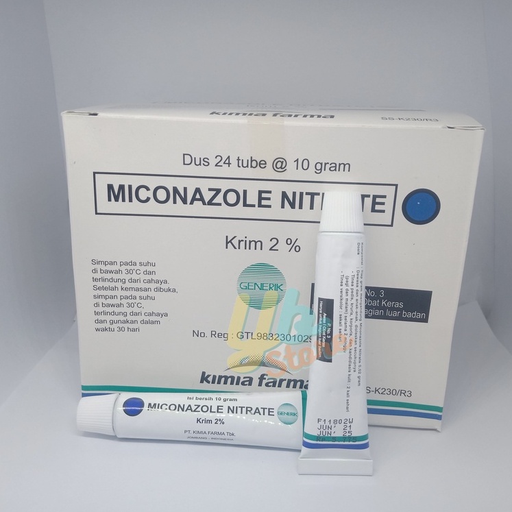 Miconazole Nitrate Cream 10gr Salep Miconazole Obat Jamur Kulit Salep Gatal