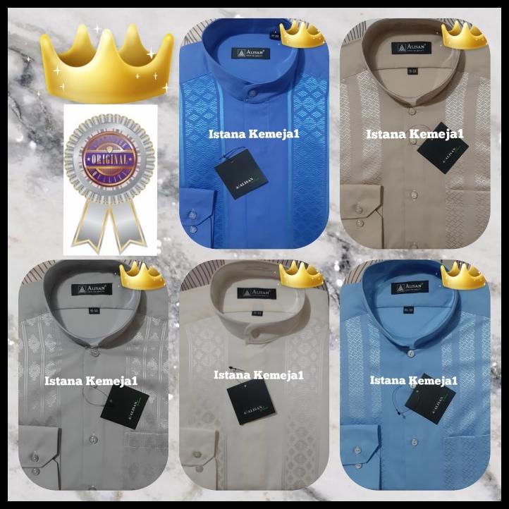Baju Koko Pria Alisan Lengan Panjang