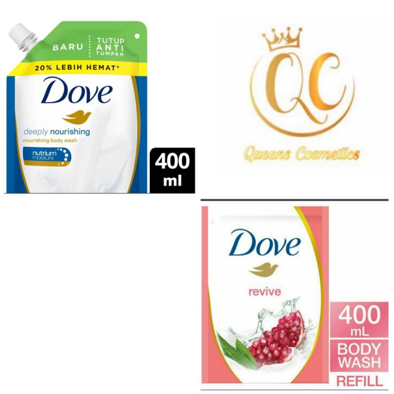 DOVE SABUN MANDI REFFIL 825 ML&amp;400 ML ~  BODY WASH DOVE REFFIL ORIGINAL 100%