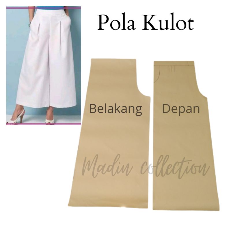 Pola Instan Celana Kulot