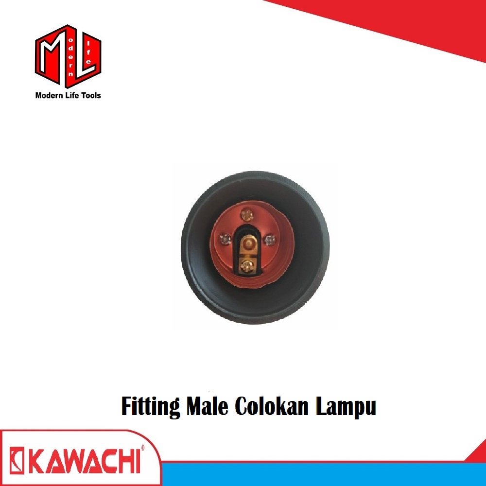 Fitting Colokan Lampu / Rumah Lampu + Colokan / Fitting Colakan Steker / Rumah Colokan Lampu KAWACHI