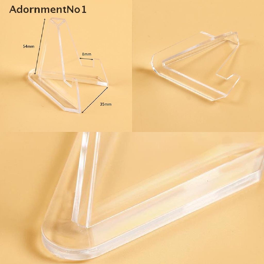 (AdornmentNo1) 2pcs / Set Stand Holder Koleksi Koin / Medali / Lencana / Kartu / Perhiasan