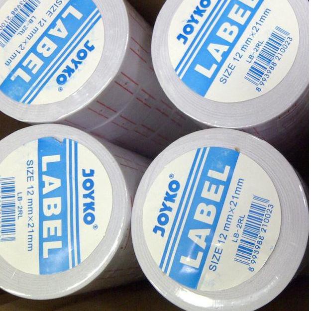 

>OR.I-0436!! kertas label harga price refill labeller joyko 12 x 21mm 1 baris 8 digit stiker murah (