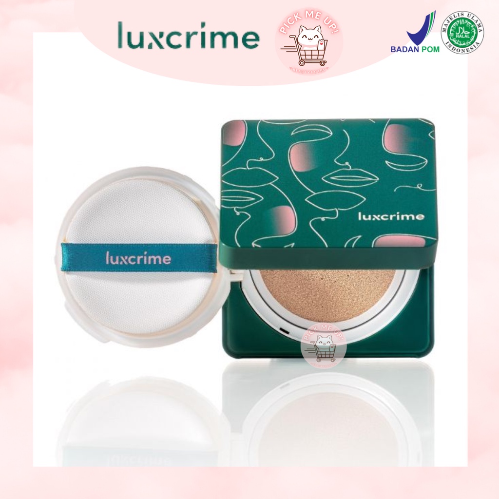 LUXCRIME 2nd Skin Luminous Cushion | TERMURAH & TERLARIS | Cushion | Foundation | Bedak Padat | Cove