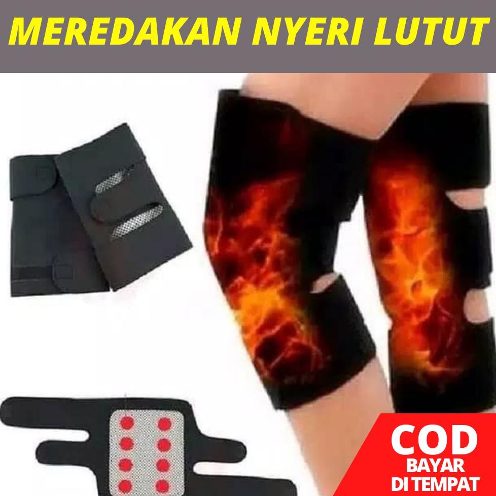 Deker Lutut Alat Terapi Lutut Magnetik Terapi Sendi Pemanas Nyeri Lutut Dengkul Kaki