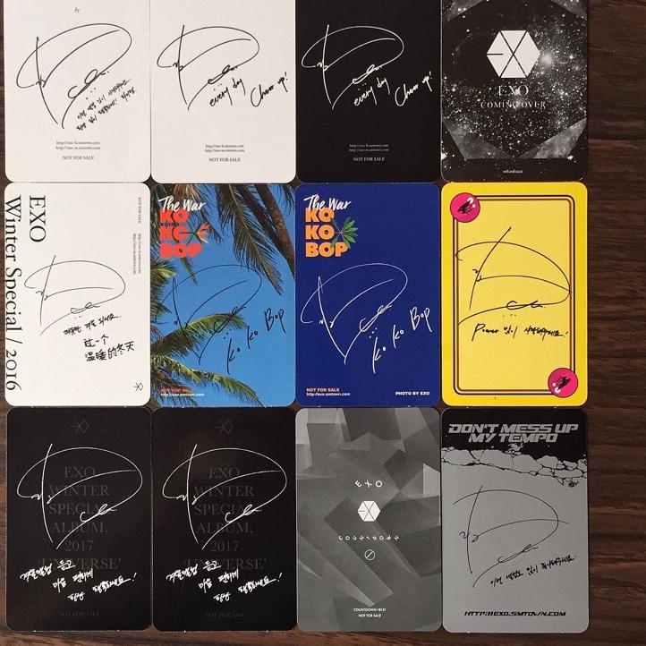 [KODE YLQ] EXO Kyungsoo D.O Do Photocard PC Album overdose exodus sing for you sfy m chi china love 